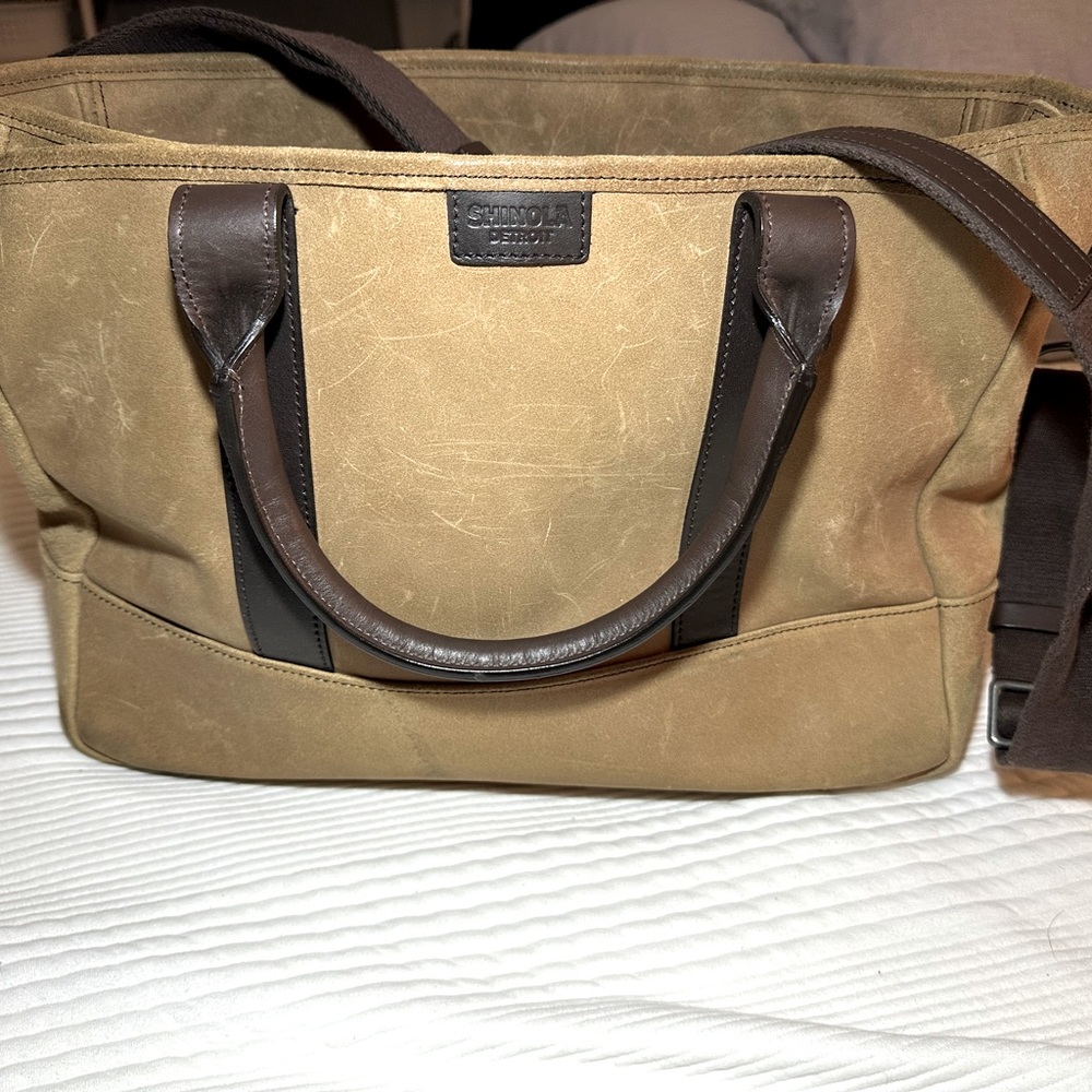 Shinola messenger bag